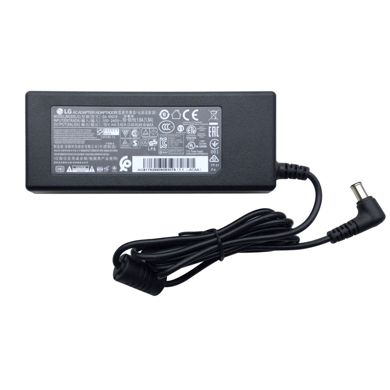 65W LG led lcd monitor tv m2380d-pu m2080df ac adapter charger