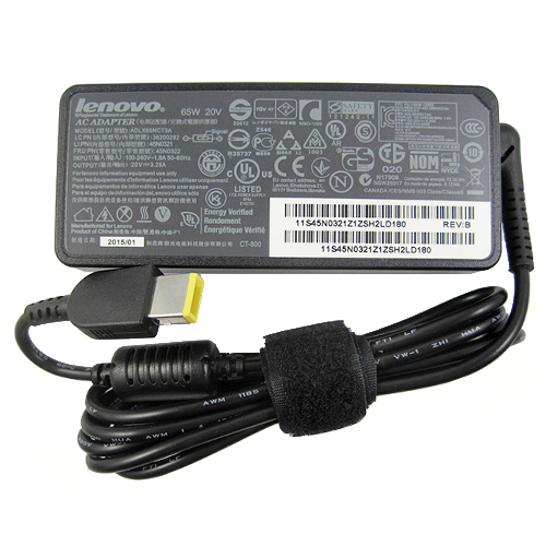 Original 65W Lenovo ThinkPad X250 20CL001AUS AC Adapter Charger Cord